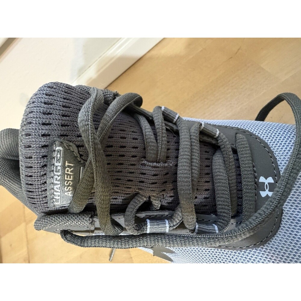 UNDER ARMOUR DELUXE FOAM SNEAKER GRAY /BLUE 7.5 FABRIC 4205495780 - Picture 10 of 10